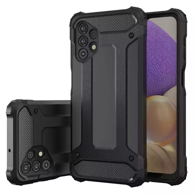 Hybrid Armor Case Tough Rugged Cover for Samsung Galaxy A73 blue 1