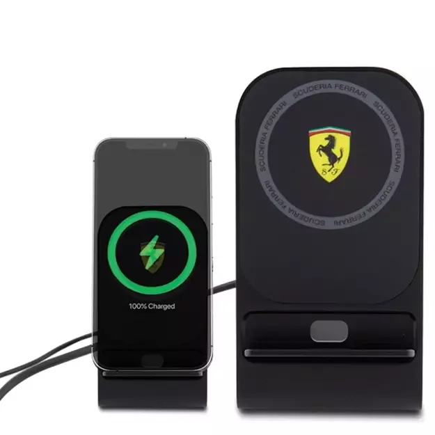 Ferrari nice. induction FEMFBMALK 15W black/black 2023 Collection MagSafe 1