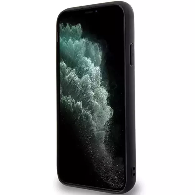 Karl Lagerfeld KLHCN613DMKRLK iPhone 11 / Xr 6.1&quot  black/black hardcase 3D Rubber Multi Logo 11