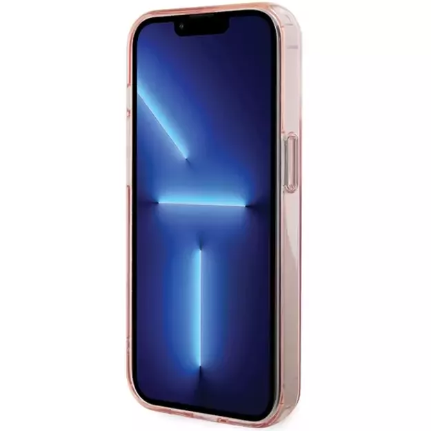 Karl Lagerfeld KLHMP15LHMRSCHP iPhone 15 Pro 6.1&quot  pink/pink hardcase Ring Stand Choupette Head MagSafe 3