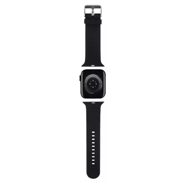 Karl Lagerfeld 3D Rubber Choupette Heads Strap for Apple Watch 38/40/41mm - Black 4