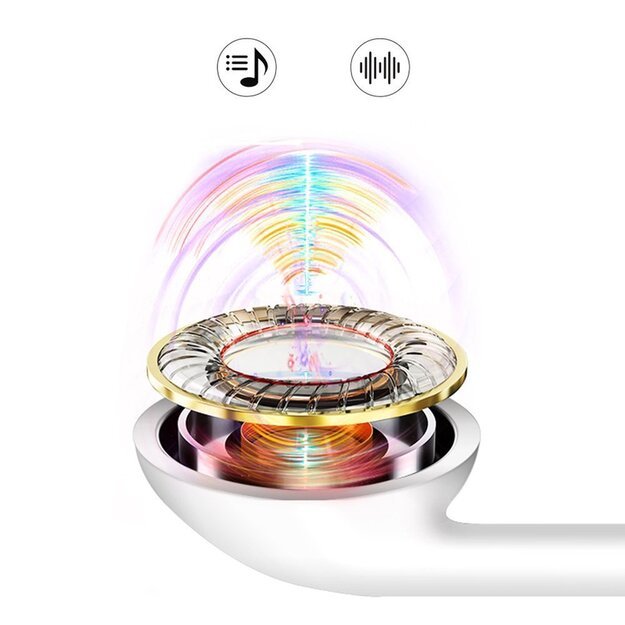 Dudao in-ear wired mini jack 3.5mm headset white (X10S white) 17