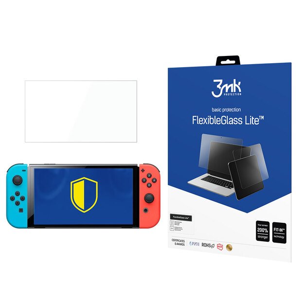 Hybrid Glass 3mk FlexibleGlass Lite™ for Nintendo Switch OLED