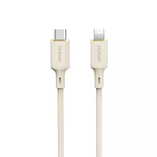 Dudao L7SCL USB-C - Lightning 30W 2m cable - beige