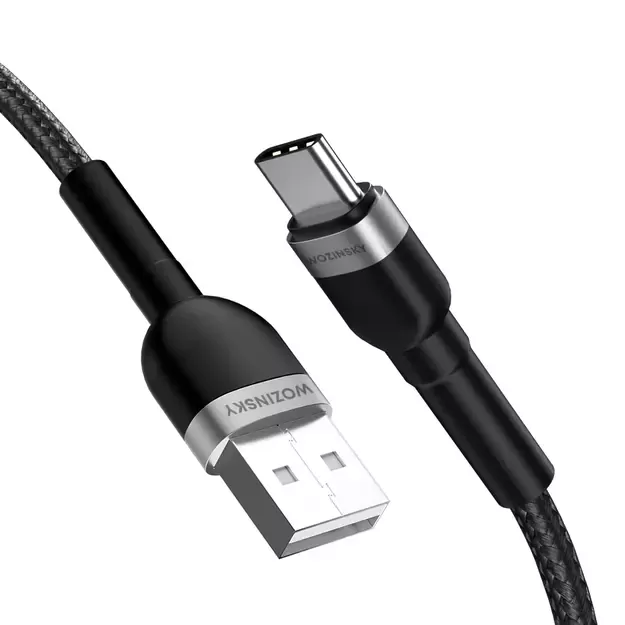 Wozinsky WNBAC1 USB-A / USB-C 2.4A cable 1 m - black 1