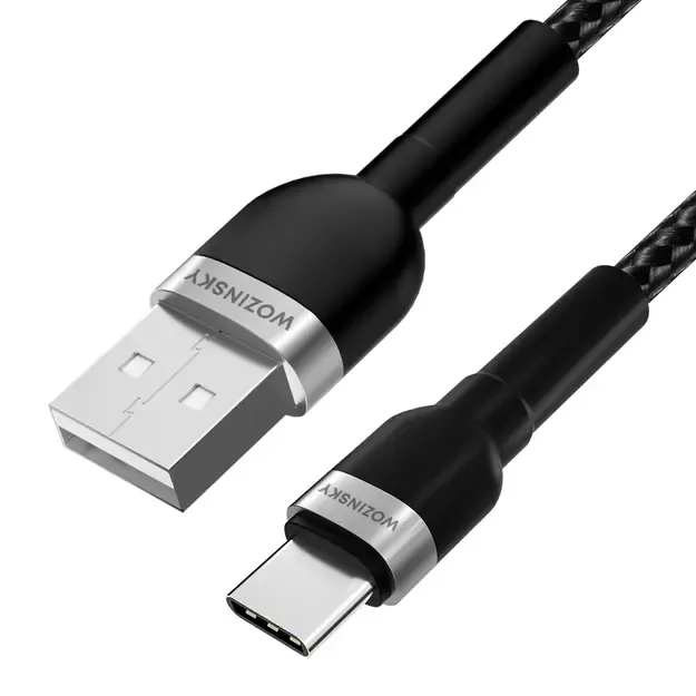 Wozinsky WNBAC1 USB-A / USB-C 2.4A cable 1 m - black 2