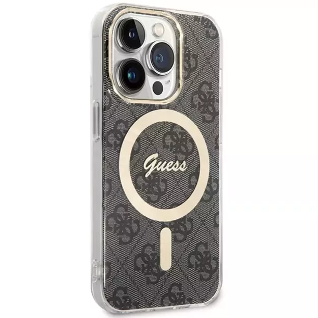 Guess IML 4G MagSafe case for iPhone 15 Pro - black 8