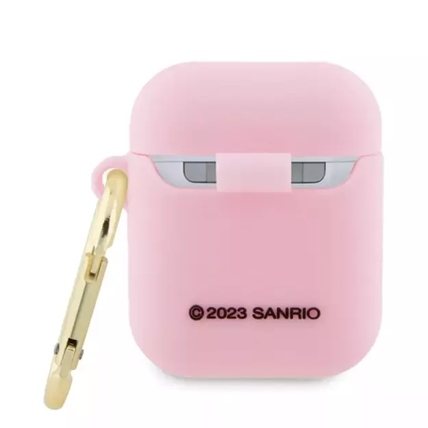 Hello Kitty Silicone 3D Kitty Head case for AirPods 1/2 - pink 1