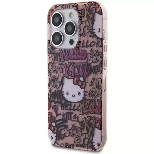 Hello Kitty IML Tags Graffiti case for iPhone 13 Pro / 13 - pink 1