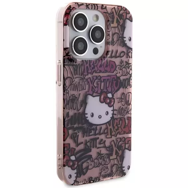 Hello Kitty IML Tags Graffiti case for iPhone 13 Pro / 13 - pink 3