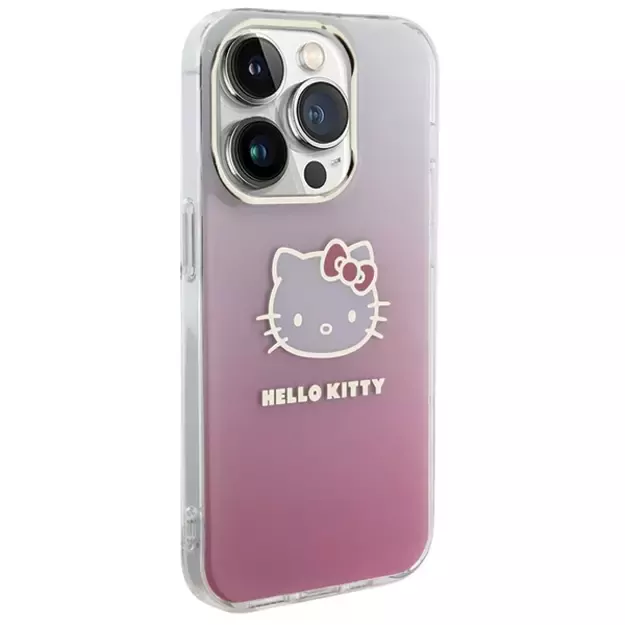 Hello Kitty IML Gradient Electrop Kitty Head case for iPhone 14 Pro - pink 4
