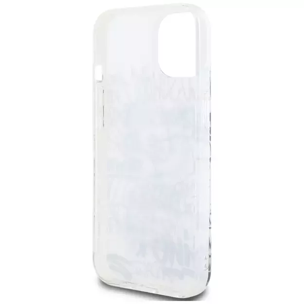 Hello Kitty IML Kitty On Bricks Graffiti case for iPhone 15 - white 6