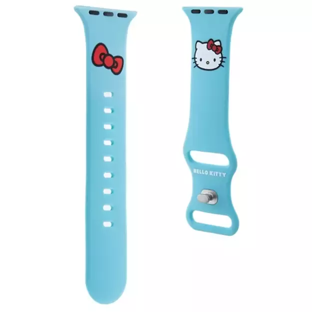 Hello Kitty Silicone Kitty Head strap for Apple Watch 38/40/41mm - blue 6