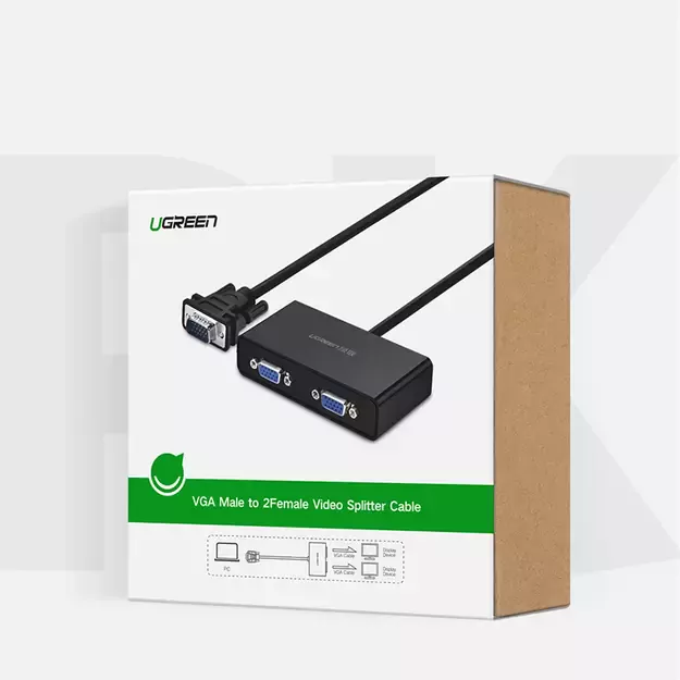 Ugreen 40254 1x2 VGA splitter - black 11