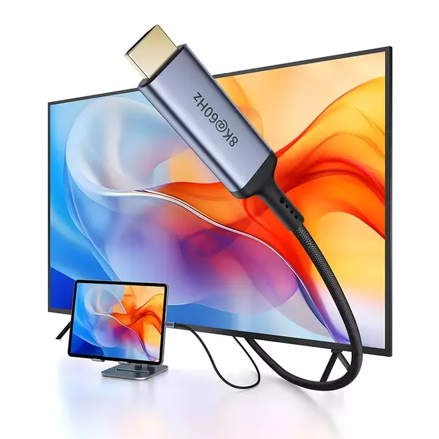 Baseus BS-OH064 8K 60Hz USB-C - HDMI cable 1.5m - black 8