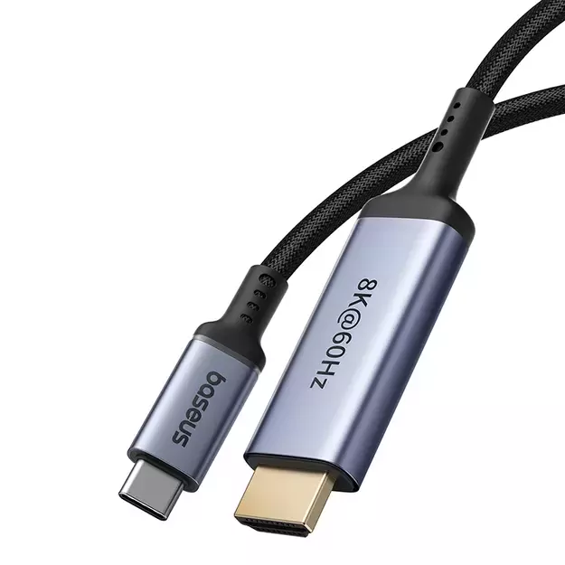 Baseus BS-OH064 8K 60Hz USB-C - HDMI cable 1.5m - black 3