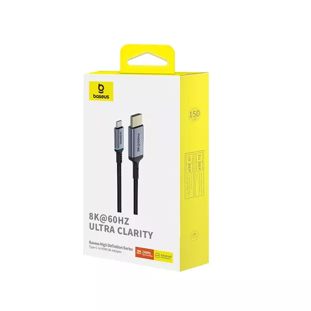 Baseus BS-OH064 8K 60Hz USB-C - HDMI cable 1.5m - black 5