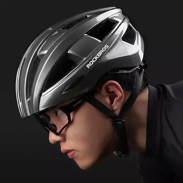 Rockbros ZK-013TI Bike Helmet Universal Size 55-60cm - Gray 11