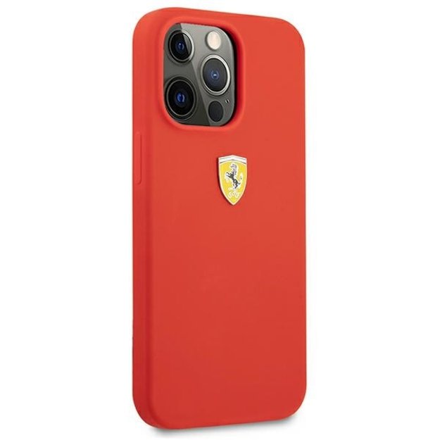 Ferrari FESSIHCP13XRE iPhone 13 Pro Max 6.7&quot  red/red hardcase Silicone 10
