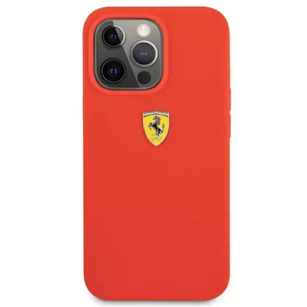 Ferrari FESSIHCP13XRE iPhone 13 Pro Max 6.7&quot  red/red hardcase Silicone 2