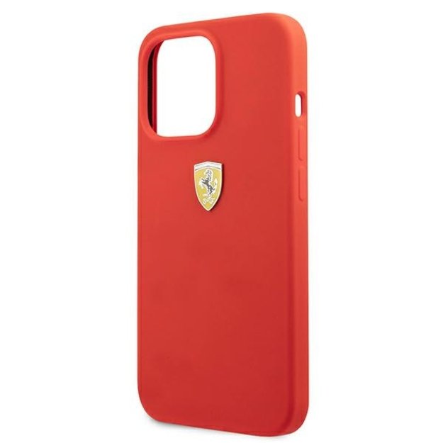 Ferrari FESSIHCP13XRE iPhone 13 Pro Max 6.7&quot  red/red hardcase Silicone 12