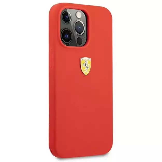 Ferrari FESSIHCP13XRE iPhone 13 Pro Max 6.7&quot  red/red hardcase Silicone 3