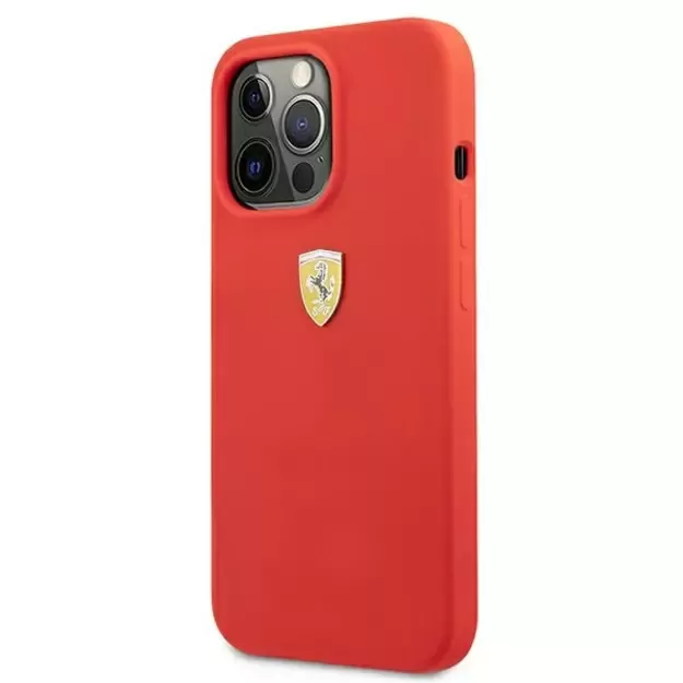 Ferrari FESSIHCP13XRE iPhone 13 Pro Max 6.7&quot  red/red hardcase Silicone 1