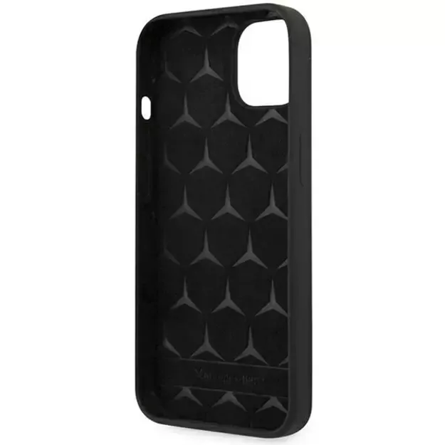 Mercedes MEHCP13SSILBK iPhone 13 mini 5,4  czarny/black hardcase Silicone Line 7