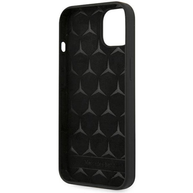 Mercedes MEHCP13SSILBK iPhone 13 mini 5,4  czarny/black hardcase Silicone Line 13