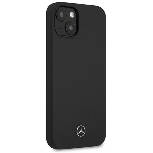 Mercedes MEHCP13SSILBK iPhone 13 mini 5,4  czarny/black hardcase Silicone Line 10