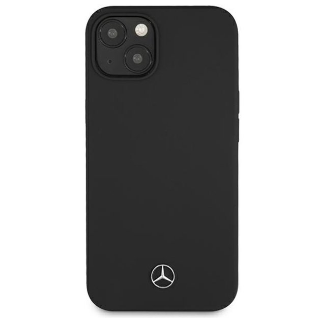Mercedes MEHCP13SSILBK iPhone 13 mini 5,4  czarny/black hardcase Silicone Line 8