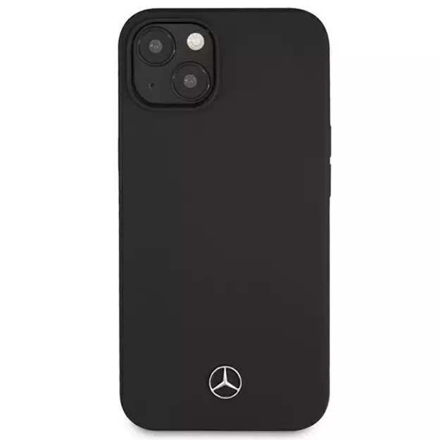 Mercedes MEHCP13SSILBK iPhone 13 mini 5,4  czarny/black hardcase Silicone Line 2