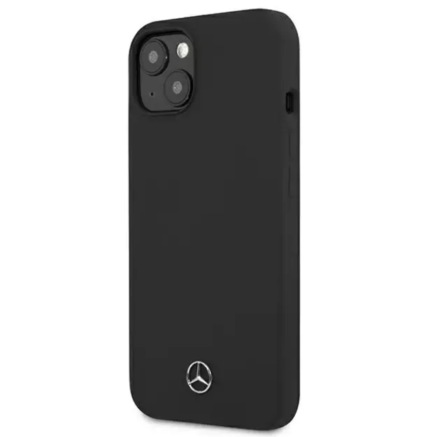 Mercedes MEHCP13SSILBK iPhone 13 mini 5,4  czarny/black hardcase Silicone Line 1