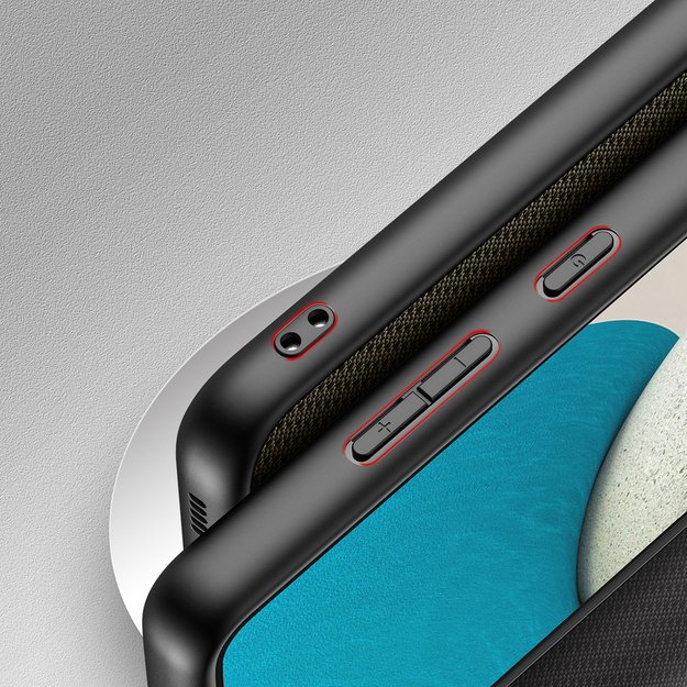 Dux Ducis Fino case is made of nylon material for Samsung Galaxy A73 green 5