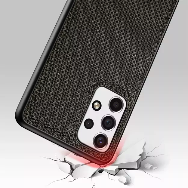 Dux Ducis Fino case is made of nylon material for Samsung Galaxy A73 green 13