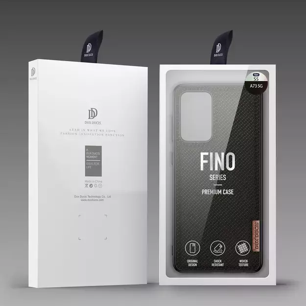 Dux Ducis Fino case is made of nylon material for Samsung Galaxy A73 green 12