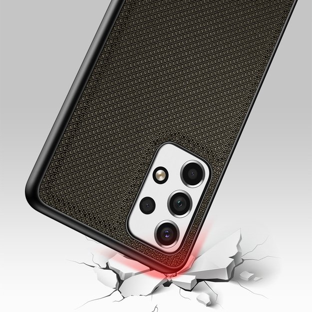 Dux Ducis Fino case is made of nylon material for Samsung Galaxy A73 green 4