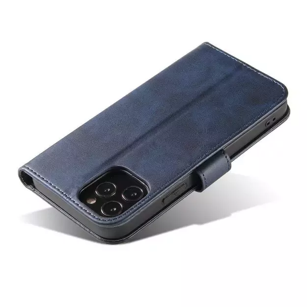 Magnet Case elegant case cover with a flap and stand function for Samsung Galaxy A03s (166.5) blue 12