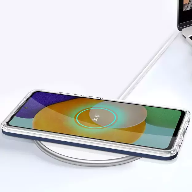 Clear 3in1 Case for Samsung Galaxy A13 5G Frame Gel Cover Blue 12