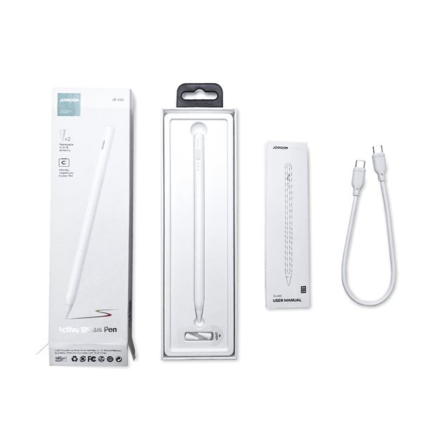 Joyroom JR-X9 Active Stylus for Apple iPad White (JR-X9) 1