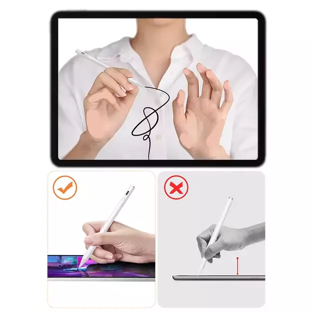 Joyroom JR-X9 Active Stylus for Apple iPad White (JR-X9) 10