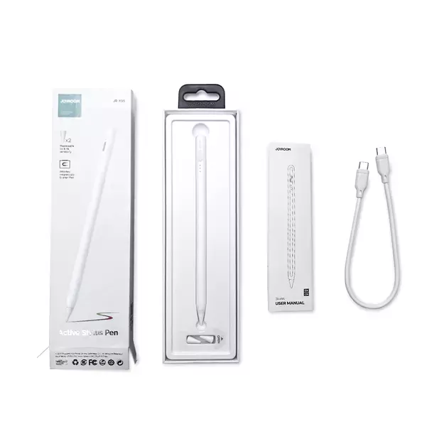 Joyroom JR-X9 Active Stylus for Apple iPad White (JR-X9) 9