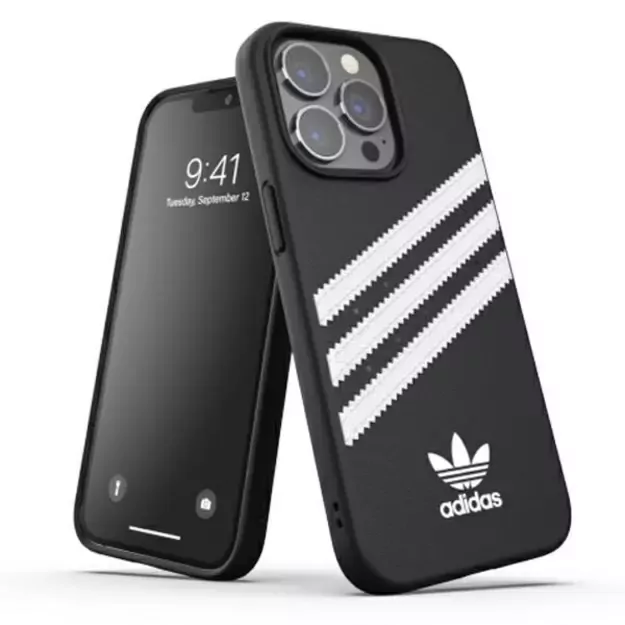 Adidas OR Moulded Case PU iPhone 13 Pro / 13 6,1  czarno biały / black white 47114