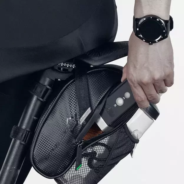 Rockbros C7-1 waterproof bicycle bag with saddle mounting 1.5l - black 16
