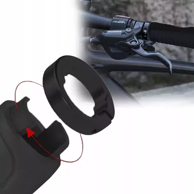 Rockbros BT1802BK bicycle grips - black 4