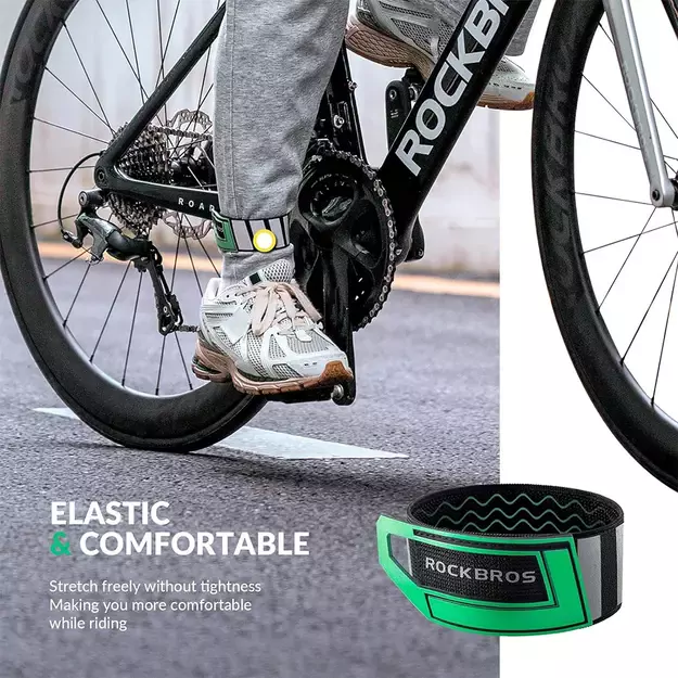 Rockbros reflective tape 49210008001 - green 2