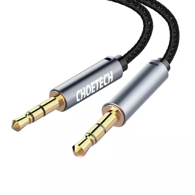 Choetech AUX002 cable mini jack 3.5mm (male) / mini jack 3.5mm (male) 1.2m - black 1