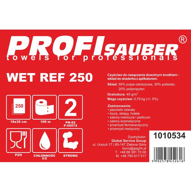 Cloths for the ProfiSauber WET REF 250 soaking bucket - INSERT 2