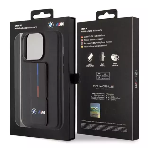 BMW Grip Hot Stamp case for iPhone 15 Pro - black 14