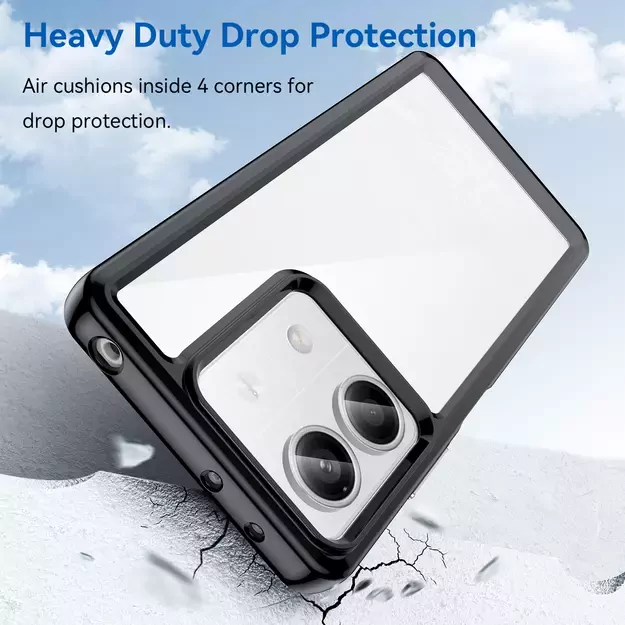 Outer Space Case with gel frame for Xiaomi Redmi Note 13 Pro - black 9